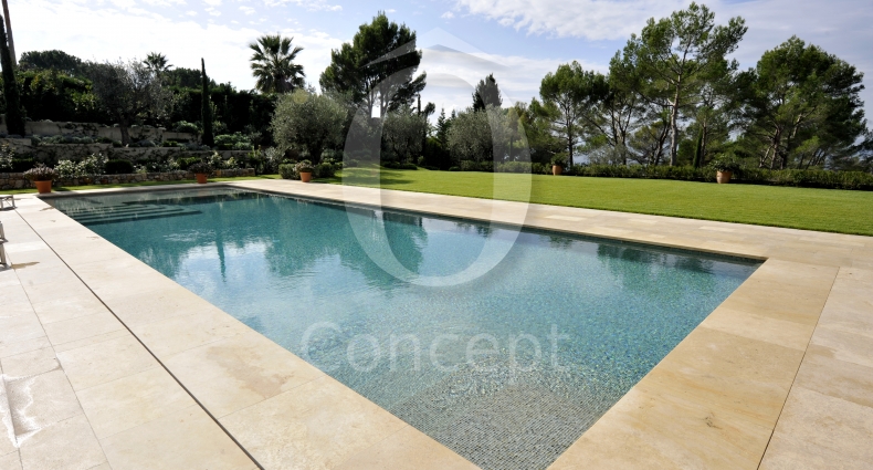 glass mosaic swimming pool o concept