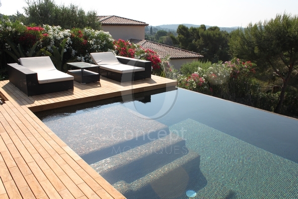 Brown Caramel ceramics, glass mosaic swimming pool, water color o concept Brown Caramel ceramics, glass mosaic swimming pool, water color o concept